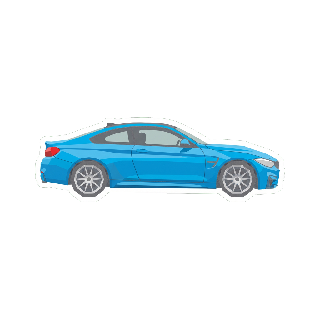 BMW M4 die-cut sticker