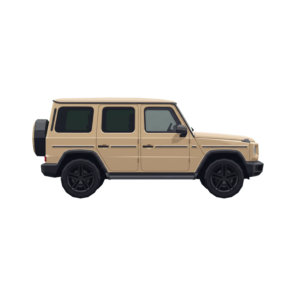 Mercedes-Benz G-Class die-cut sticker